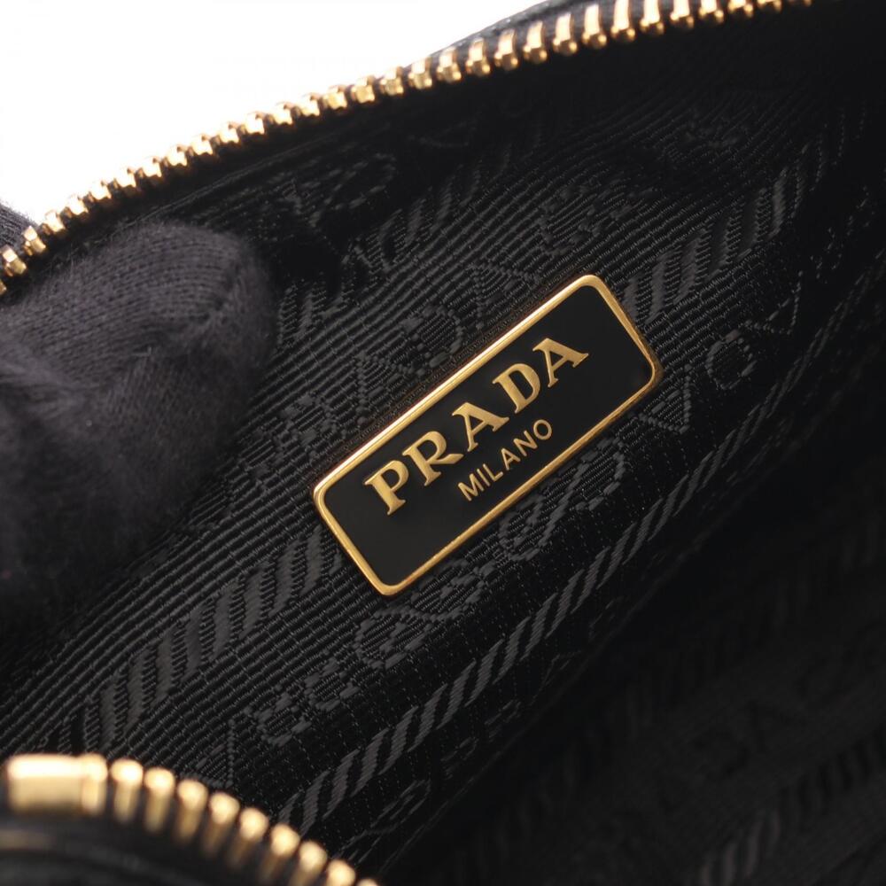 Prada Re Edition Saffiano Leather Shoulder Bag Black - Picture 4 of 7